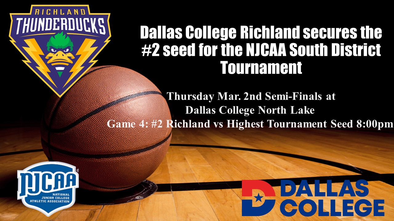 Dallas College Richland Secures No. 2 Seed